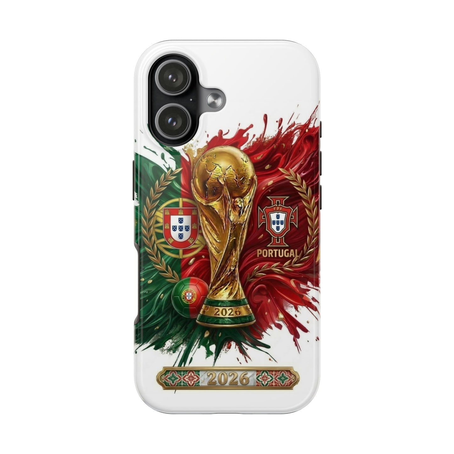 Portugal 2026 Soccer Tough Phone Case — Football Fan Protective Case