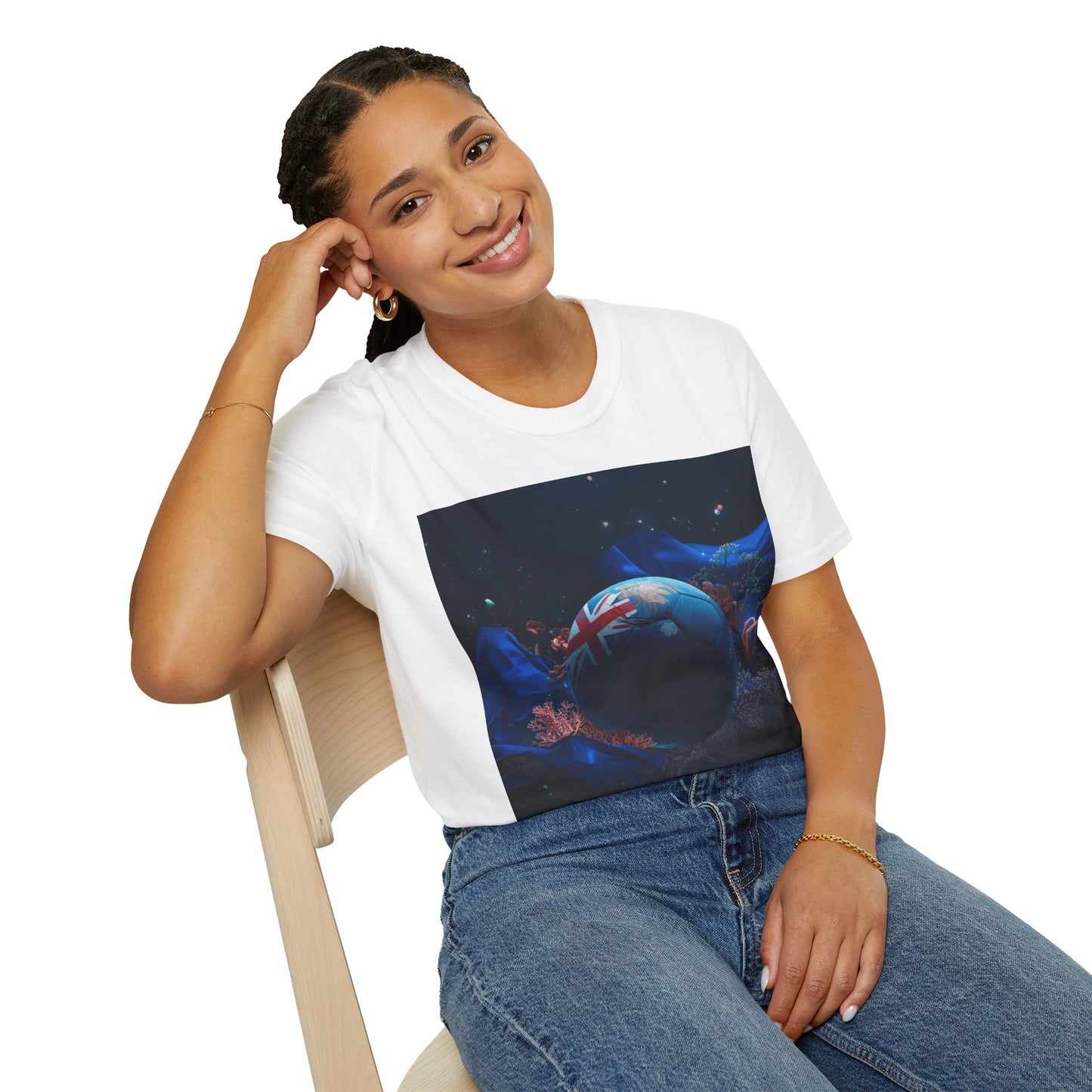 Australian Flag Soccer Match Day T-Shirt — Oceanic Planet Graphic Tee