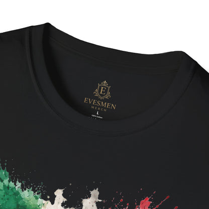 Mexico Soccer Flag T-Shirt — Mexican Flag, Pyramid & Football Fan Tee