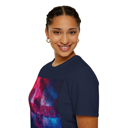 England Flag Soccer Match Day T-Shirt Smoke Graphic Tess