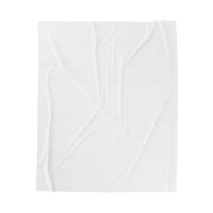 Bonfire Marshmallow Plush Blanket — Cozy Velveteen Throw for Camping Nights & Outdoor Gatherings