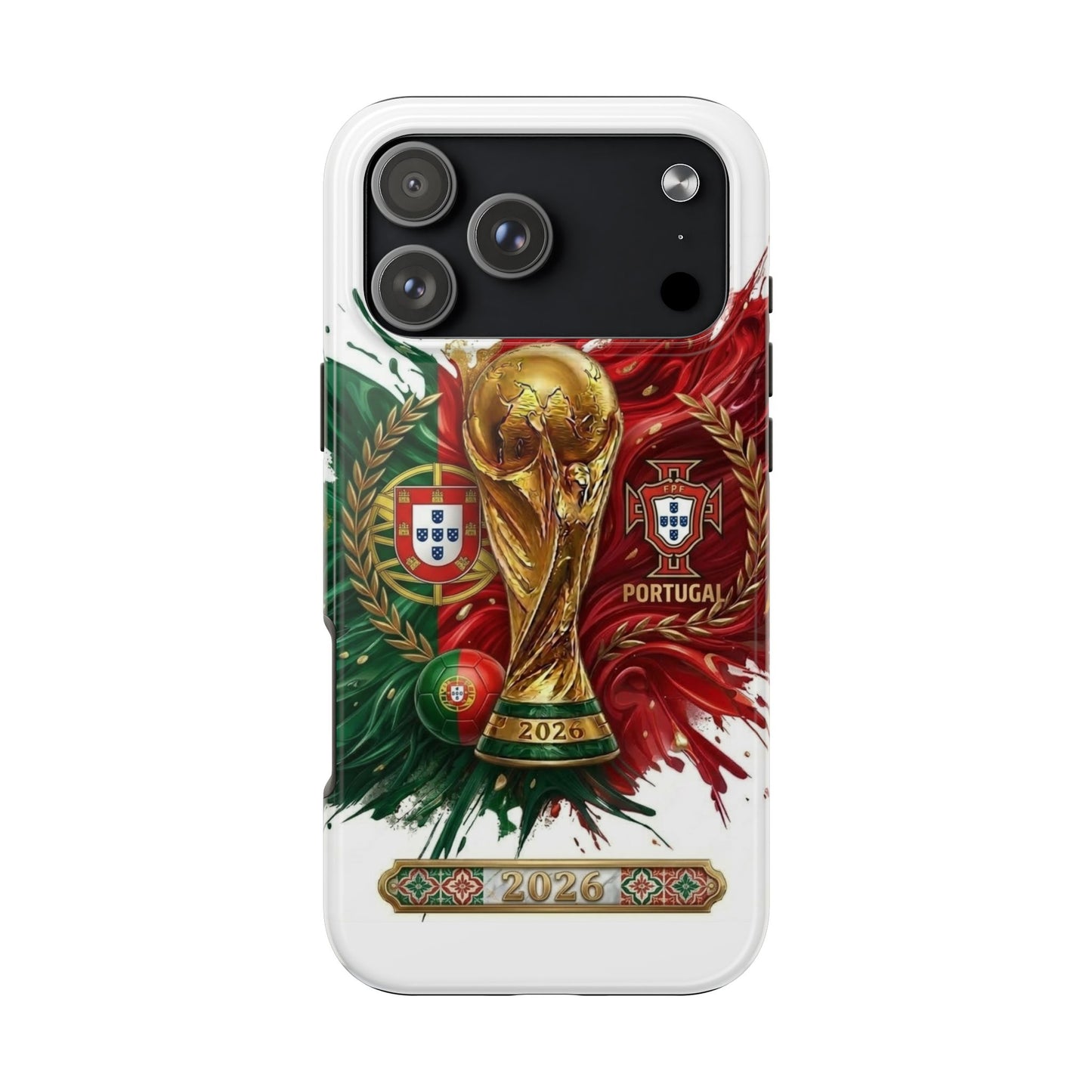Portugal 2026 Soccer Tough Phone Case — Football Fan Protective Case