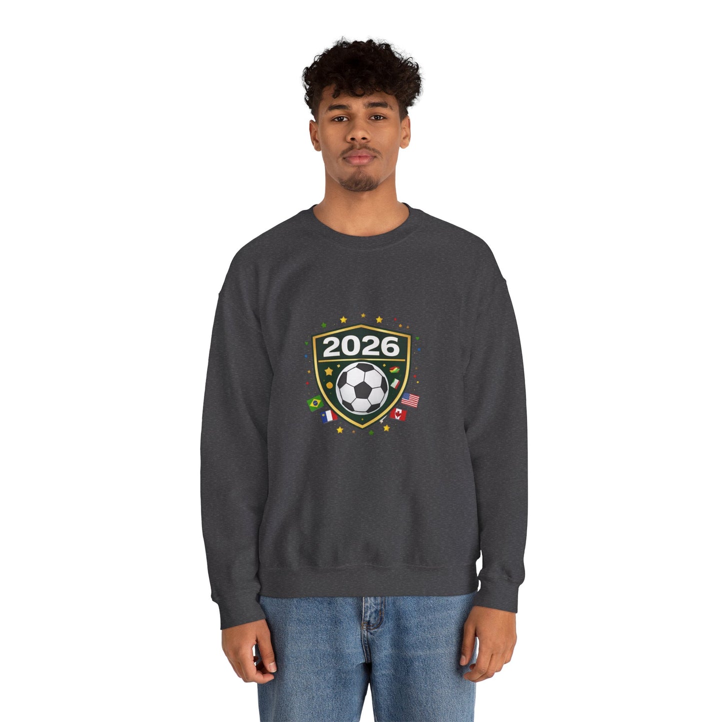 2026 Soccer Match Day Crest Crewneck Sweatshirt