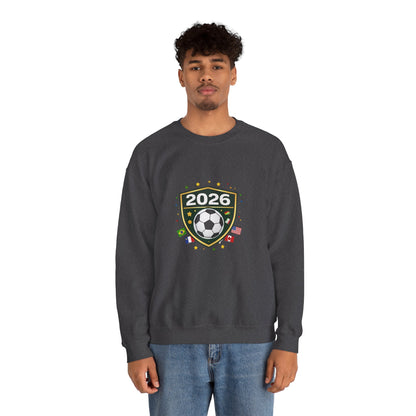 2026 Soccer Match Day Crest Crewneck Sweatshirt