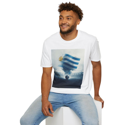 Uruguay Football Flag Epic Stadium T-Shirt – Vintage Soccer Fan Tee