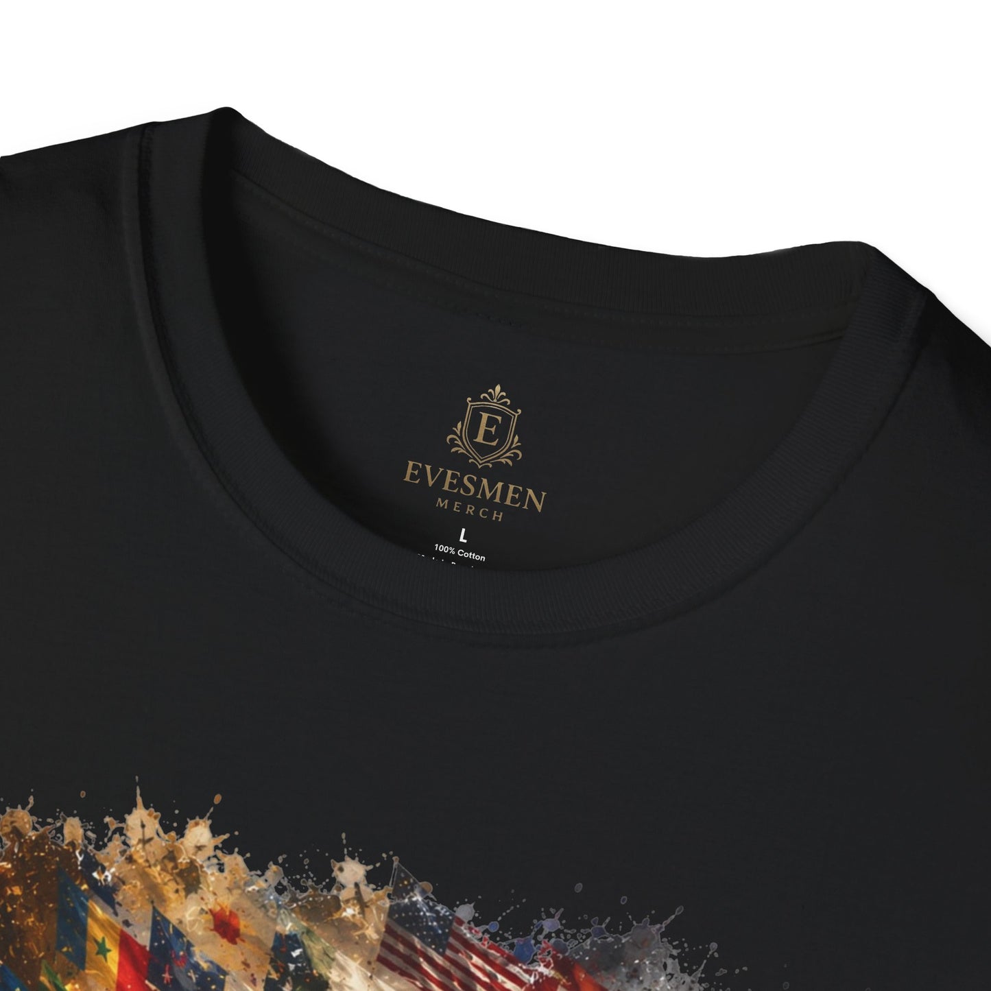 World Cup 2026 Global Flags Graphic T-Shirt Stadium Tournament Soccer Tee