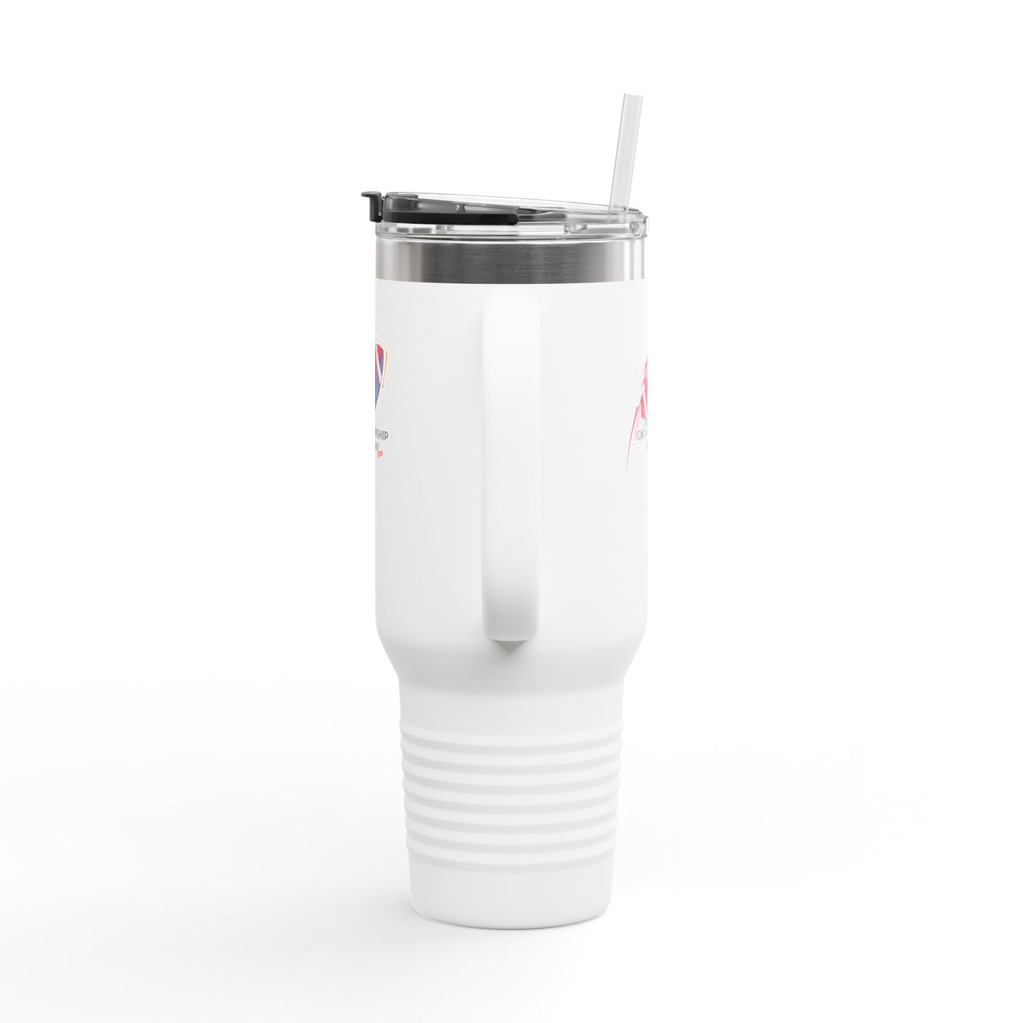 White Insulated Tumbler Mug — Championship Sunday Football Big Game 2026
