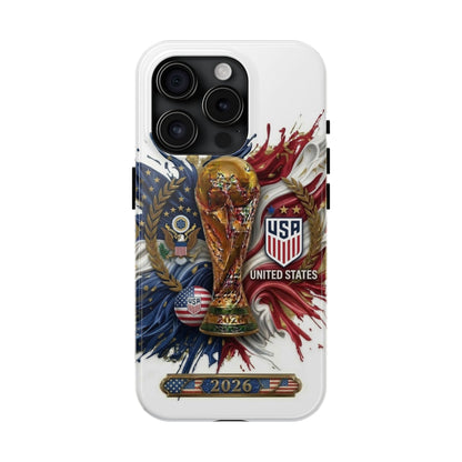 USA Soccer 2026 Tough Phone Protective Case — American Flag Design