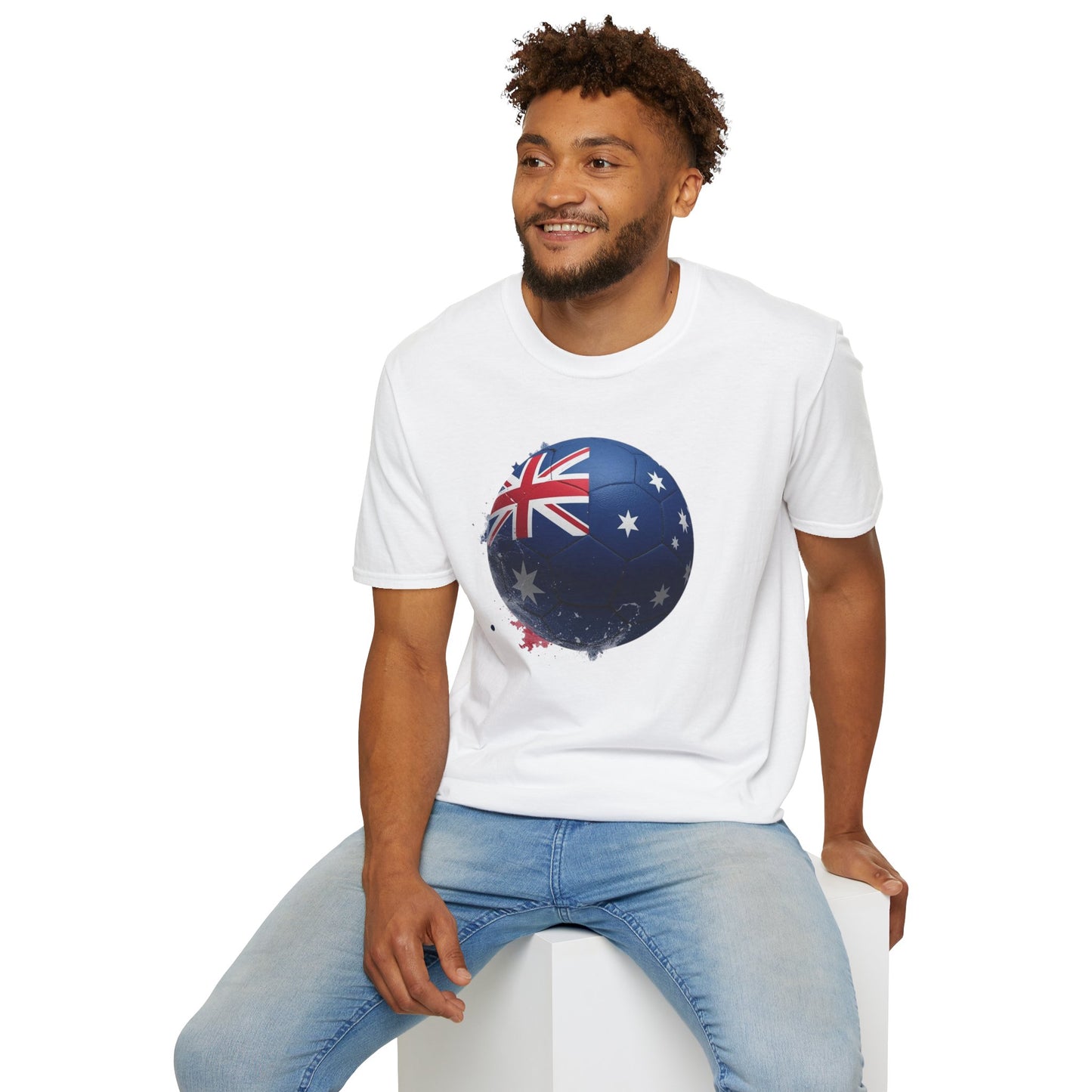Australia Flag Football T-Shirt — Patriotic Aussie Graphic Tee