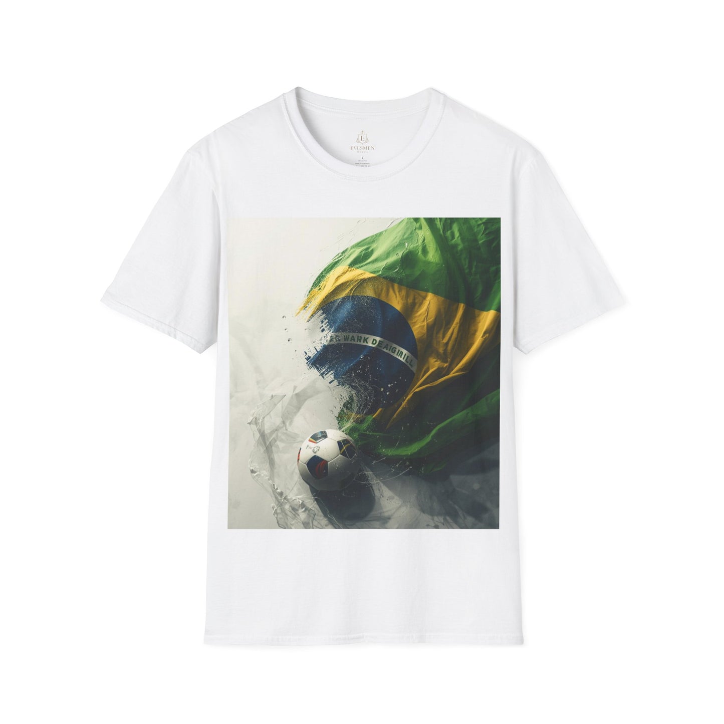 Brazil Flag Soccer Match Day T-Shirt — Brazilian Football Fan Tee