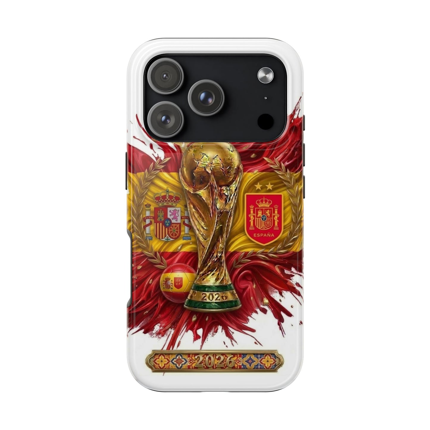 Spain Soccer 2026 Football Tough Phone Protective Case