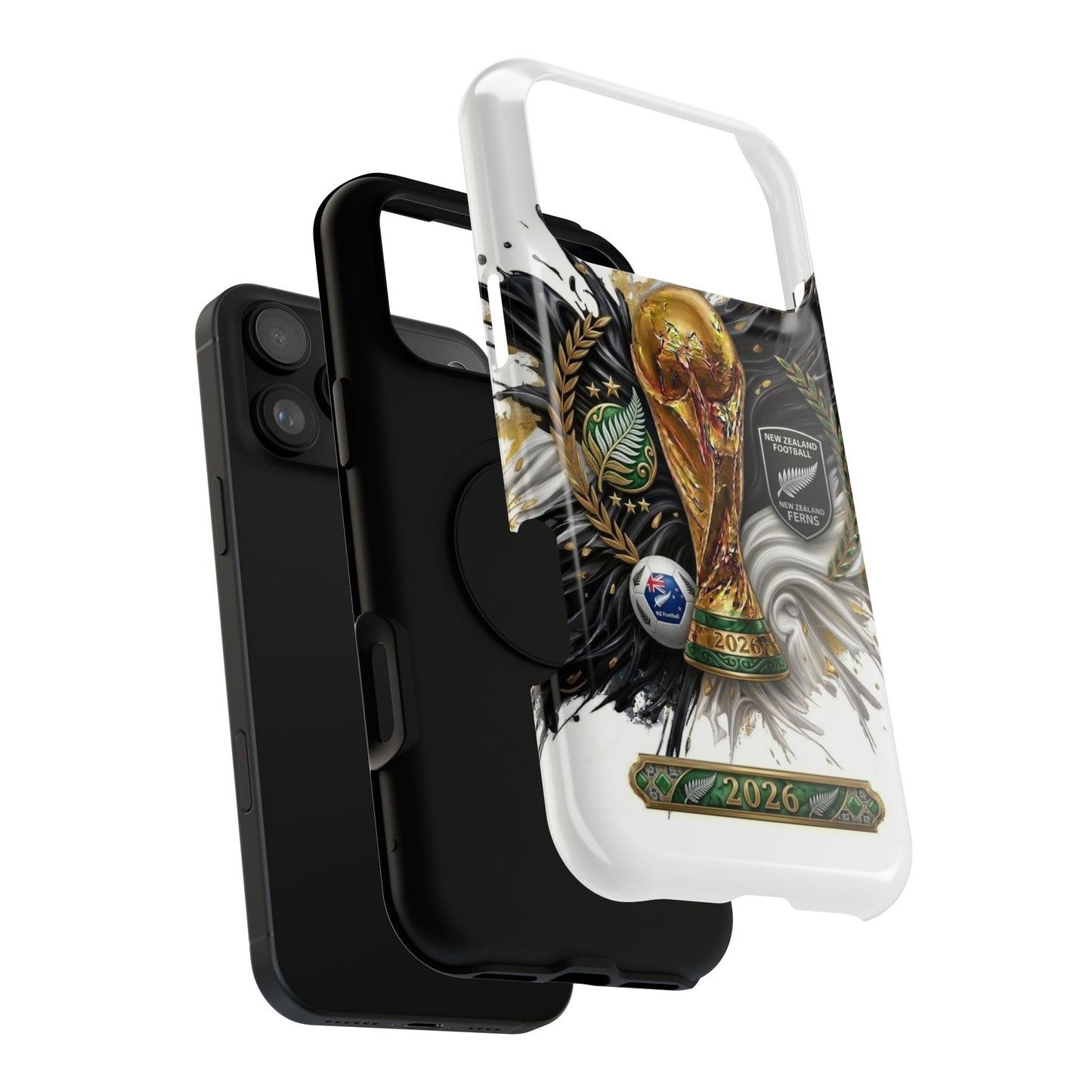 New Zealand 2026 Soccer Phone Case — Impact‑Resistant Cover