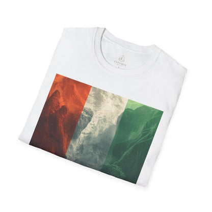 Ivory Coast Football Mountain Graphic T-Shirt Côte d’Ivoire Soccer Tee