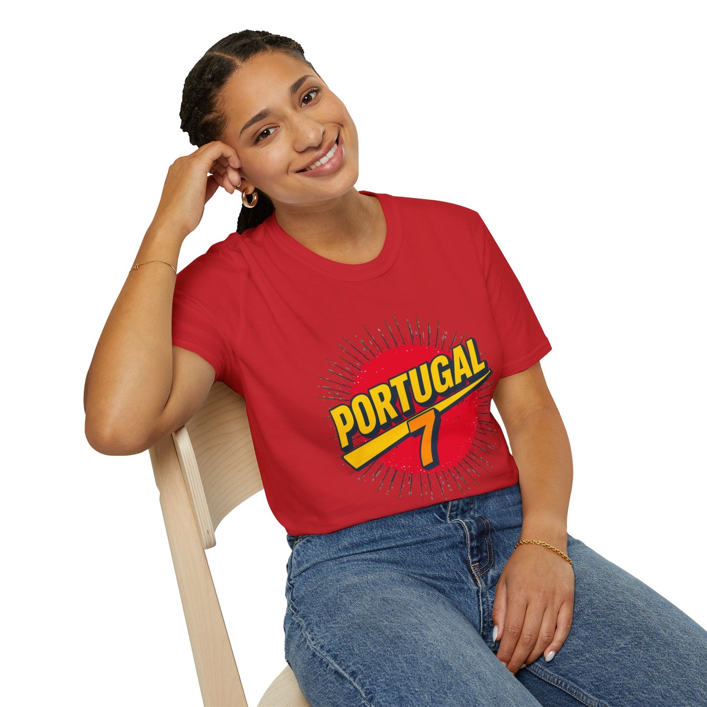 Portugal 7 Soccer Match Day T-Shirt Vintage Graphic Tee
