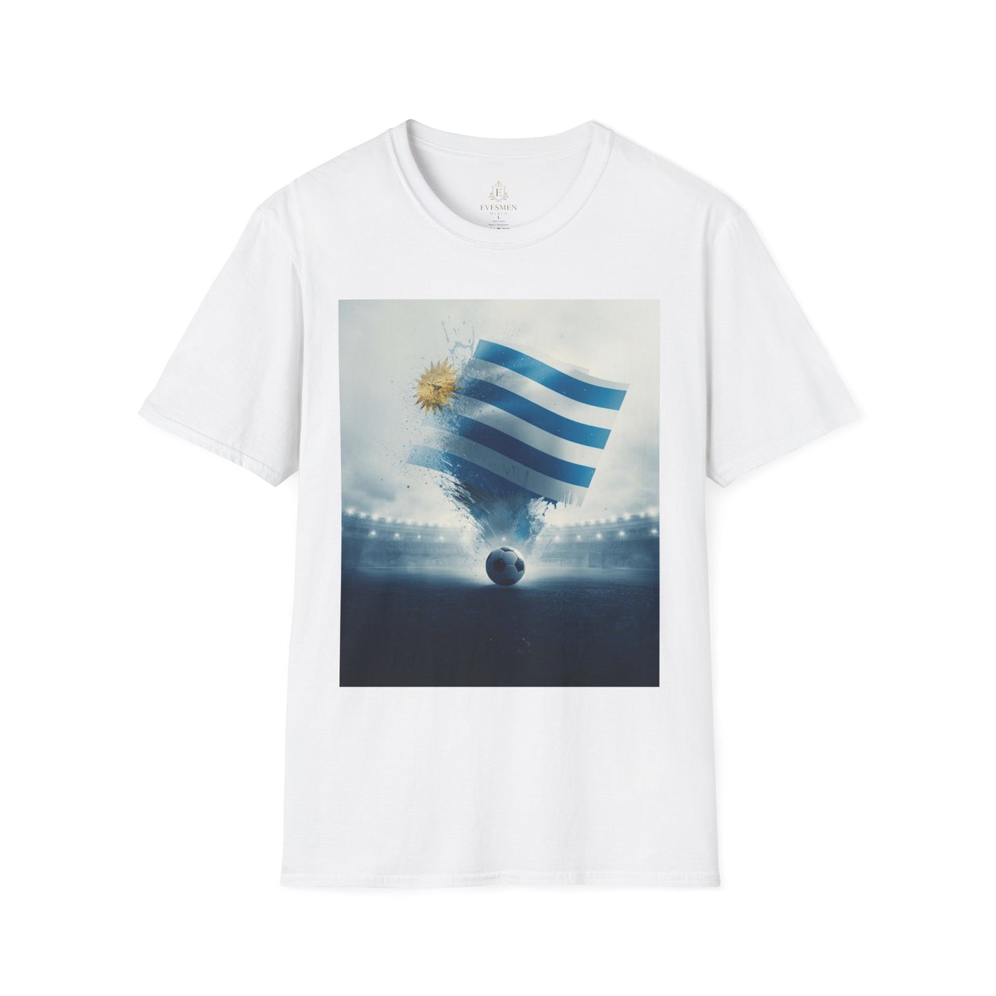 Uruguay Football Flag Epic Stadium T-Shirt – Vintage Soccer Fan Tee