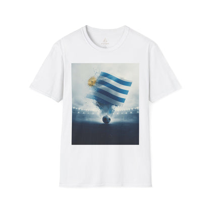 Uruguay Football Flag Epic Stadium T-Shirt – Vintage Soccer Fan Tee