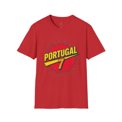 Portugal 7 Soccer Match Day T-Shirt Vintage Graphic Tee