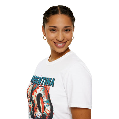 Argentina 10 Soccer T‑Shirt – Retro Grunge Football Fan Tee