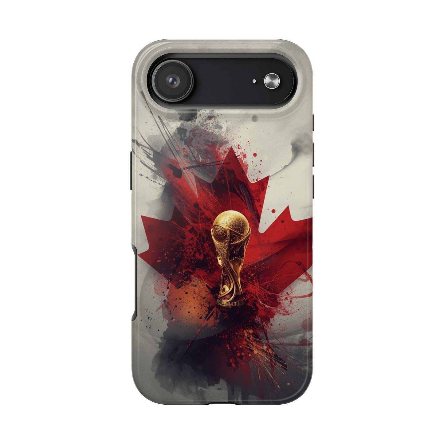 Canada Flag Soccer Fan Phone Protective Case Cover
