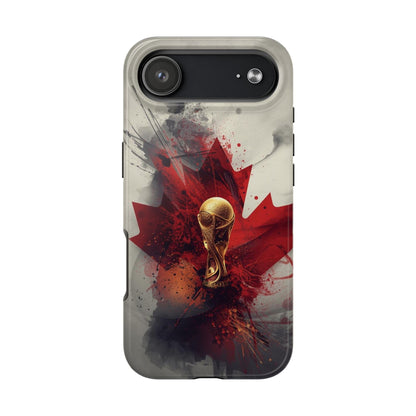 Canada Flag Soccer Fan Phone Protective Case Cover
