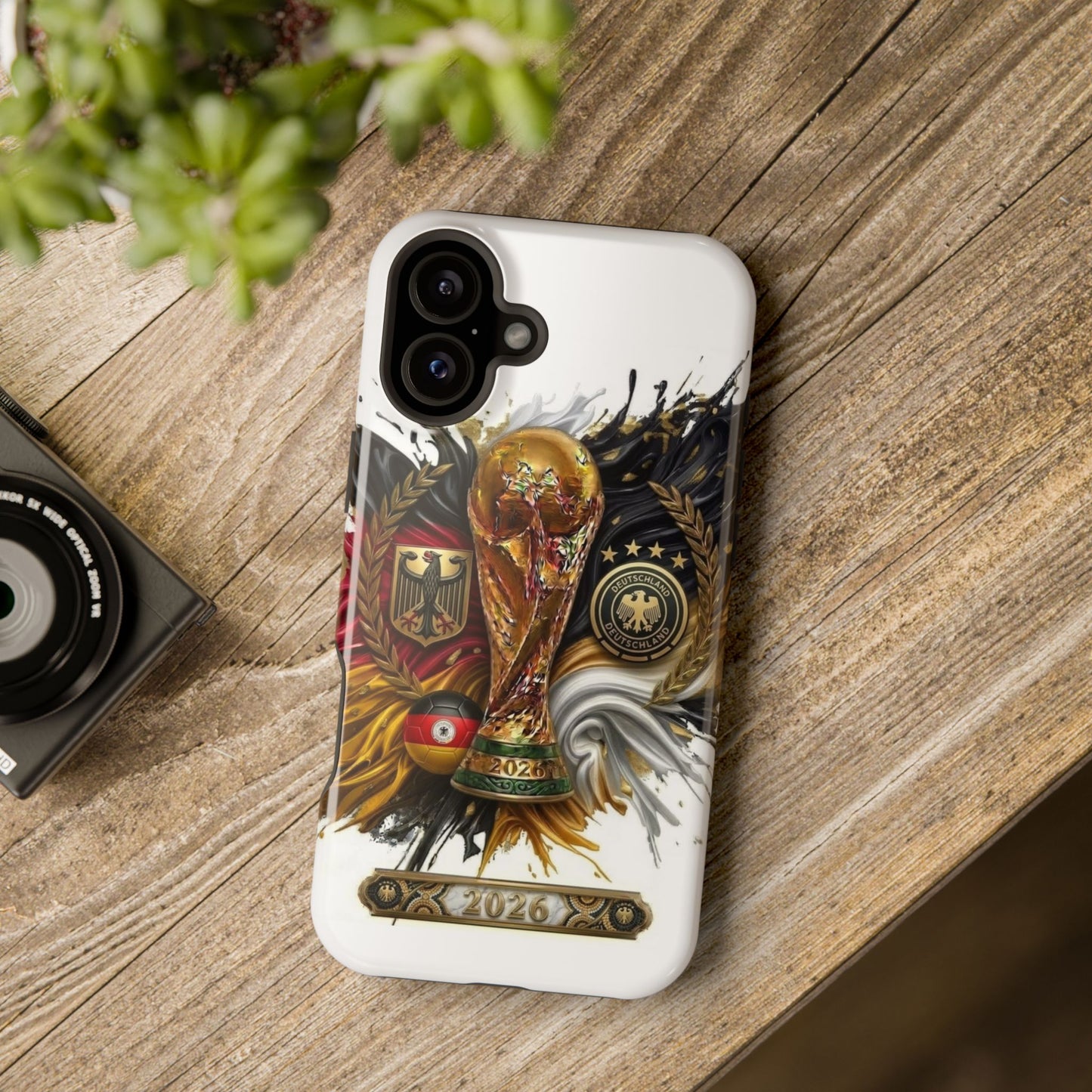 Germany 2026 Soccer Protective Phone Case — Impact-Resistant Cover