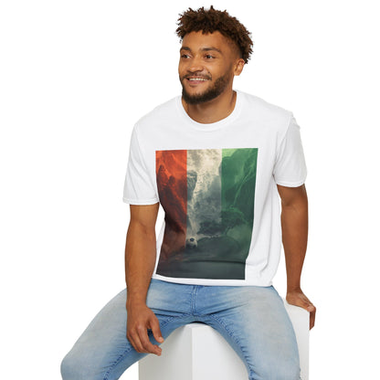 Ivory Coast Football Mountain Graphic T-Shirt Côte d’Ivoire Soccer Tee