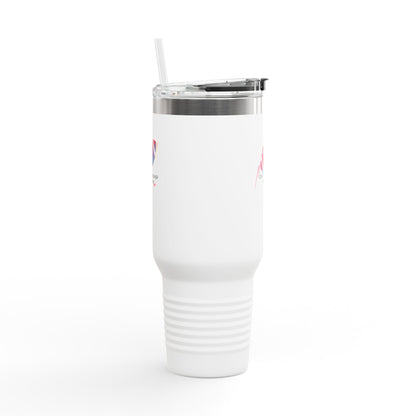 White Insulated Tumbler Mug — Championship Sunday Football Big Game 2026