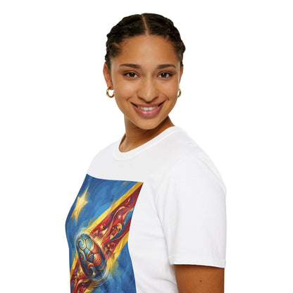 DR Congo Football Flag Graphic T-Shirt Dynamic Leopards Soccer Design Tee