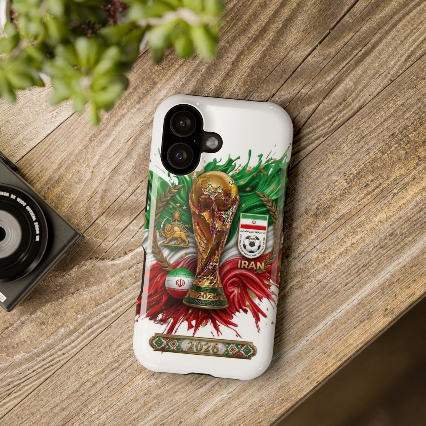 Iran 2026 Soccer Match Day Phone Case — Impact-Resistant Cover