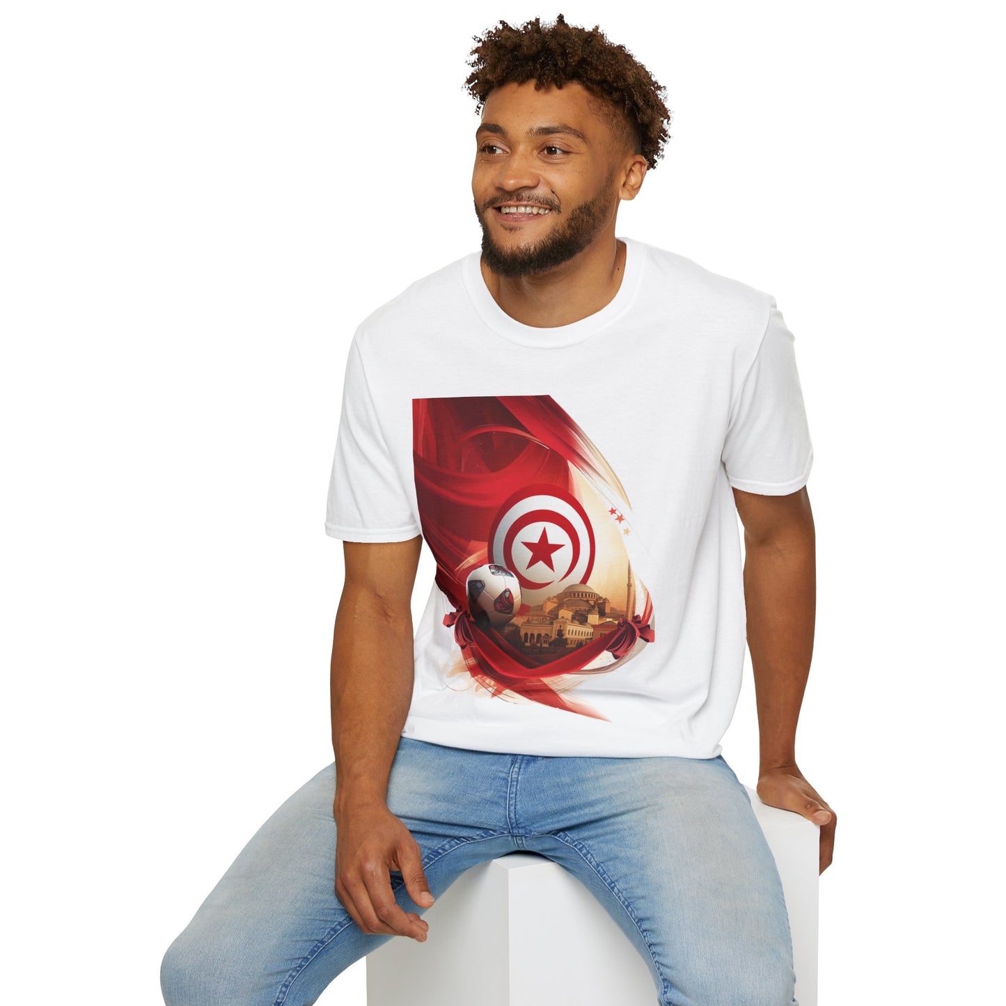 Tunisia Football Crest T-Shirt — Tunisian Soccer Fan Tee