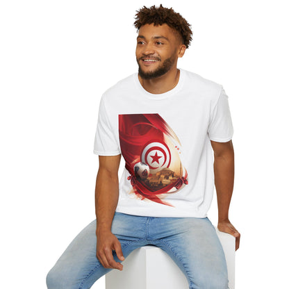 Tunisia Football Crest T-Shirt — Tunisian Soccer Fan Tee