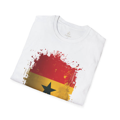 Ghana Flag Soccer T-Shirt — Vintage Football Ghana Pride Tee