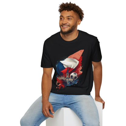 Czech Republic Flag Soccer T-Shirt – Football Fan Tee
