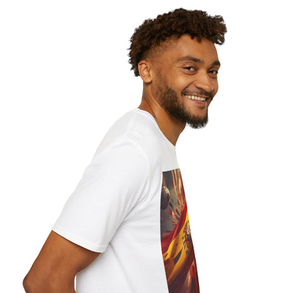 Spanish Flag Soccer T‑Shirt — Dynamic Spain Football Fan Tee