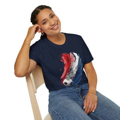 Paraguay Football Passion T-shirt with Asunción’s Pantheon Fan Tee