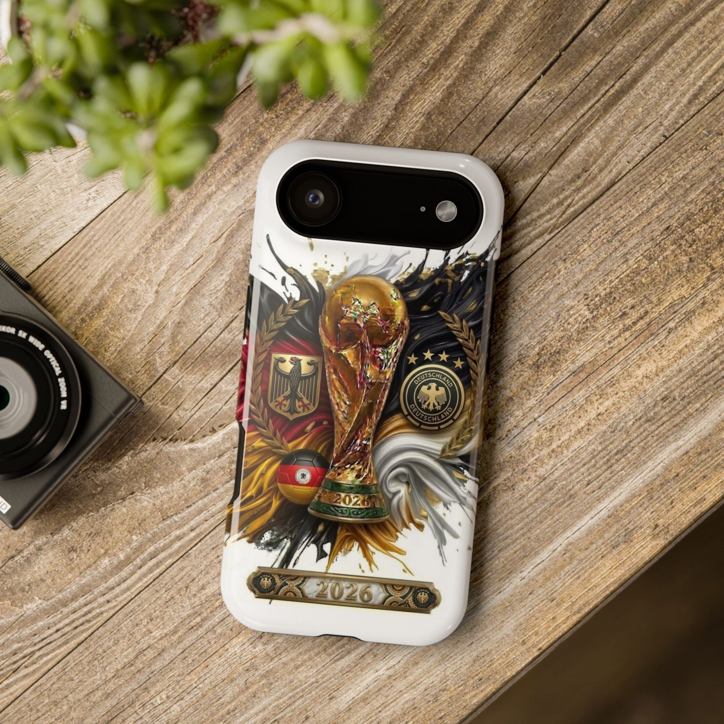 Germany 2026 Soccer Protective Phone Case — Impact-Resistant Cover