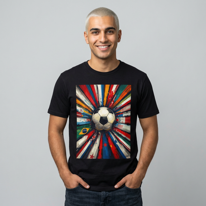 Soccer T-Shirt Match Day Explosion Graphic Tee