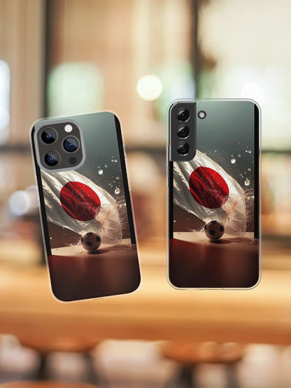 Japan Soccer Flag Tough Phone Protective Case
