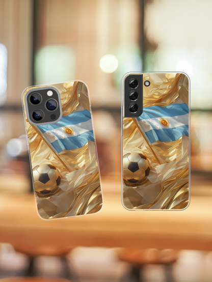 Argentina Soccer Flag Football Nation Phone Protective Case