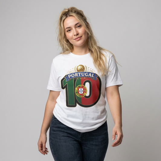 Portugal 10 Soccer T-Shirt — Football Match Day Fan Tee