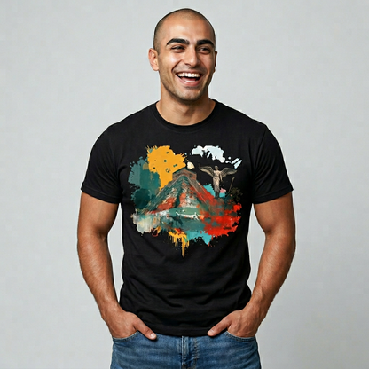 Mexico Pyramid T-Shirt – Tropical Travel Art Tee