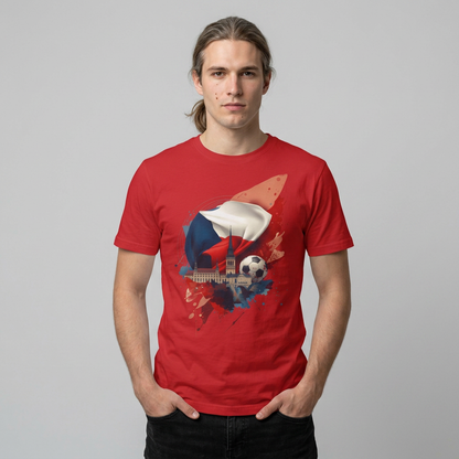Czech Republic Flag Soccer T-Shirt – Football Fan Tee