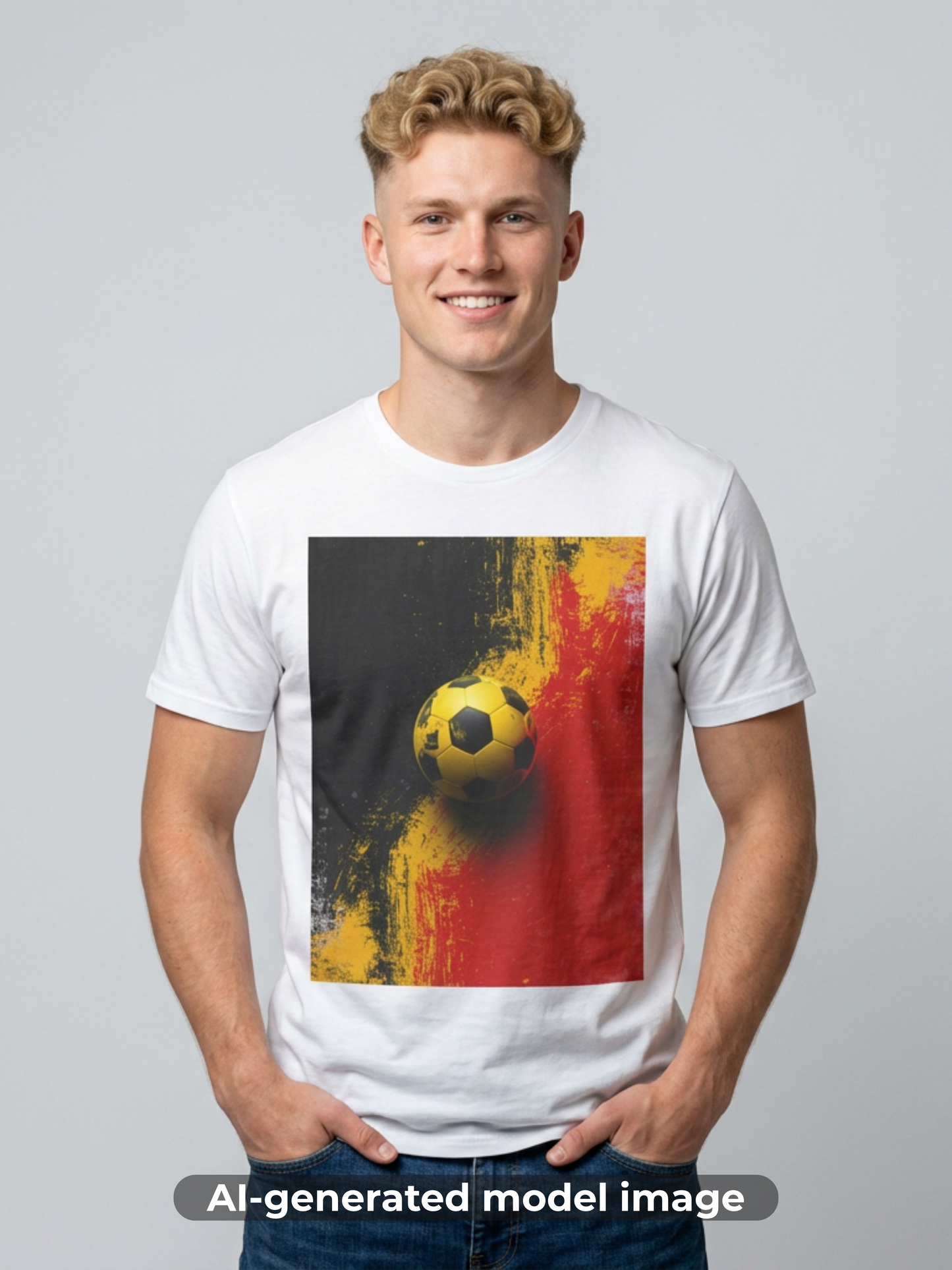 Belgium Flag Abstract Grunge T‑Shirt Red Devils Soccer Graphic Tee