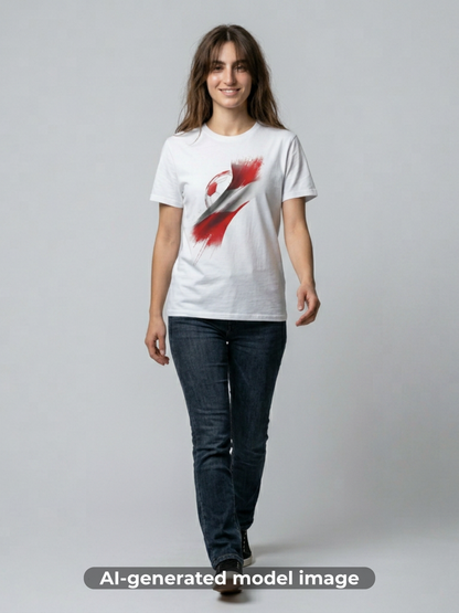 Austria Football Flag Graphic T-Shirt Dynamic Unsere Burschen Soccer Tee