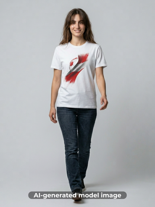 Austria Football Flag Graphic T-Shirt Dynamic Unsere Burschen Soccer Tee
