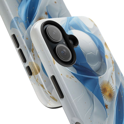 Argentina Soccer Flag Phone Case — Tough Protective Football Design