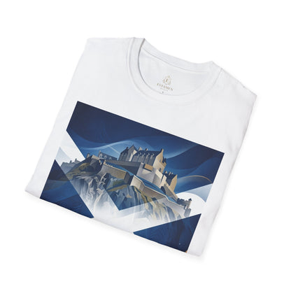 Scotland Soccer Crest T-Shirt — Saltire, Castle & Football Graphic Tee