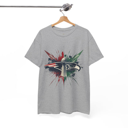 Legendary Championship Matchup Splatter Logo T‑Shirt Football Big Game 2026