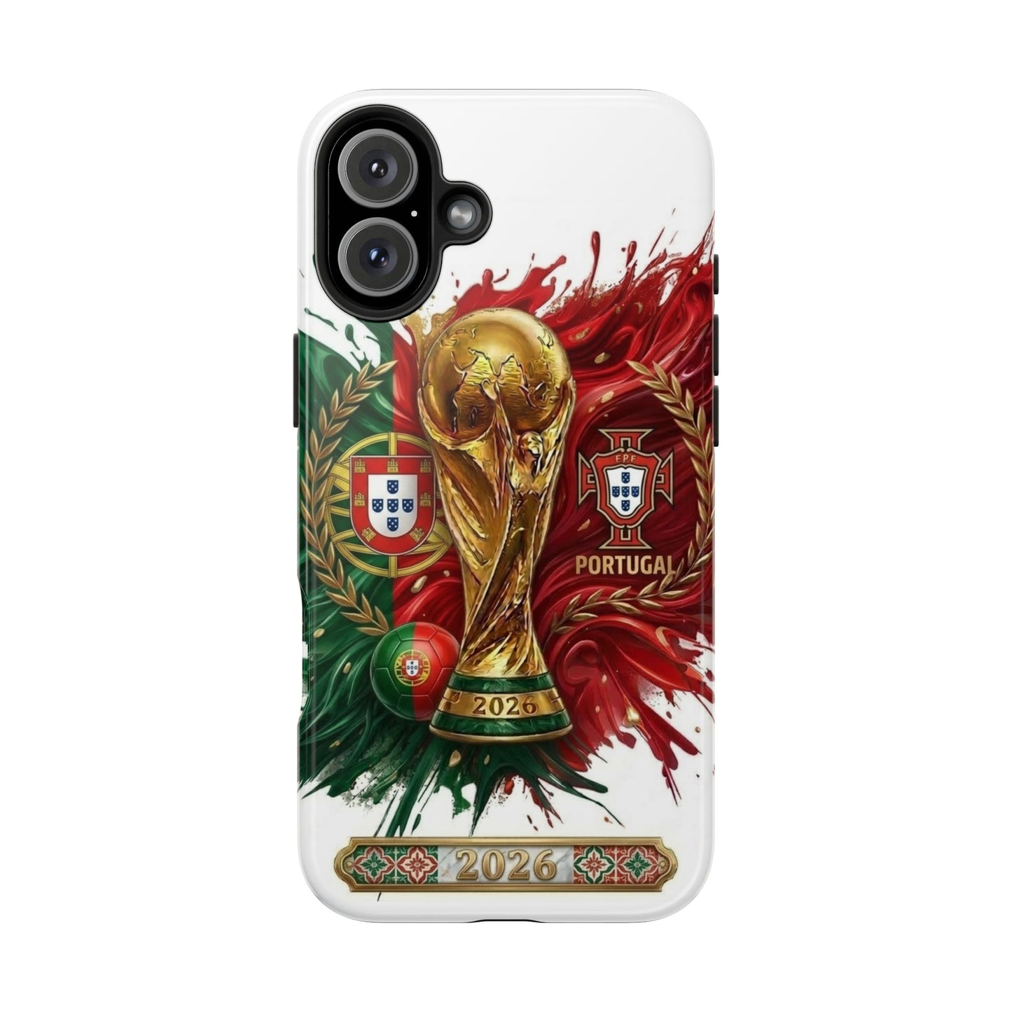 Portugal 2026 Soccer Tough Phone Case — Football Fan Protective Case