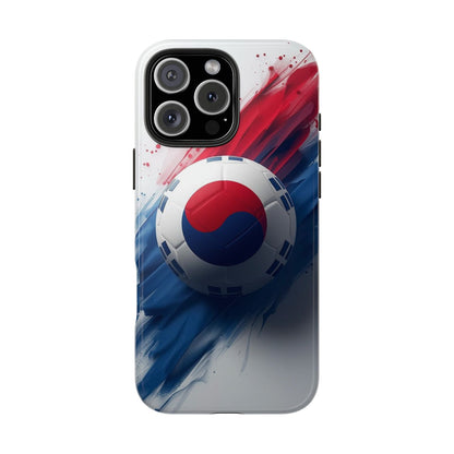 Korean Flag Taeguk Soccer Crest Phone Protective Case
